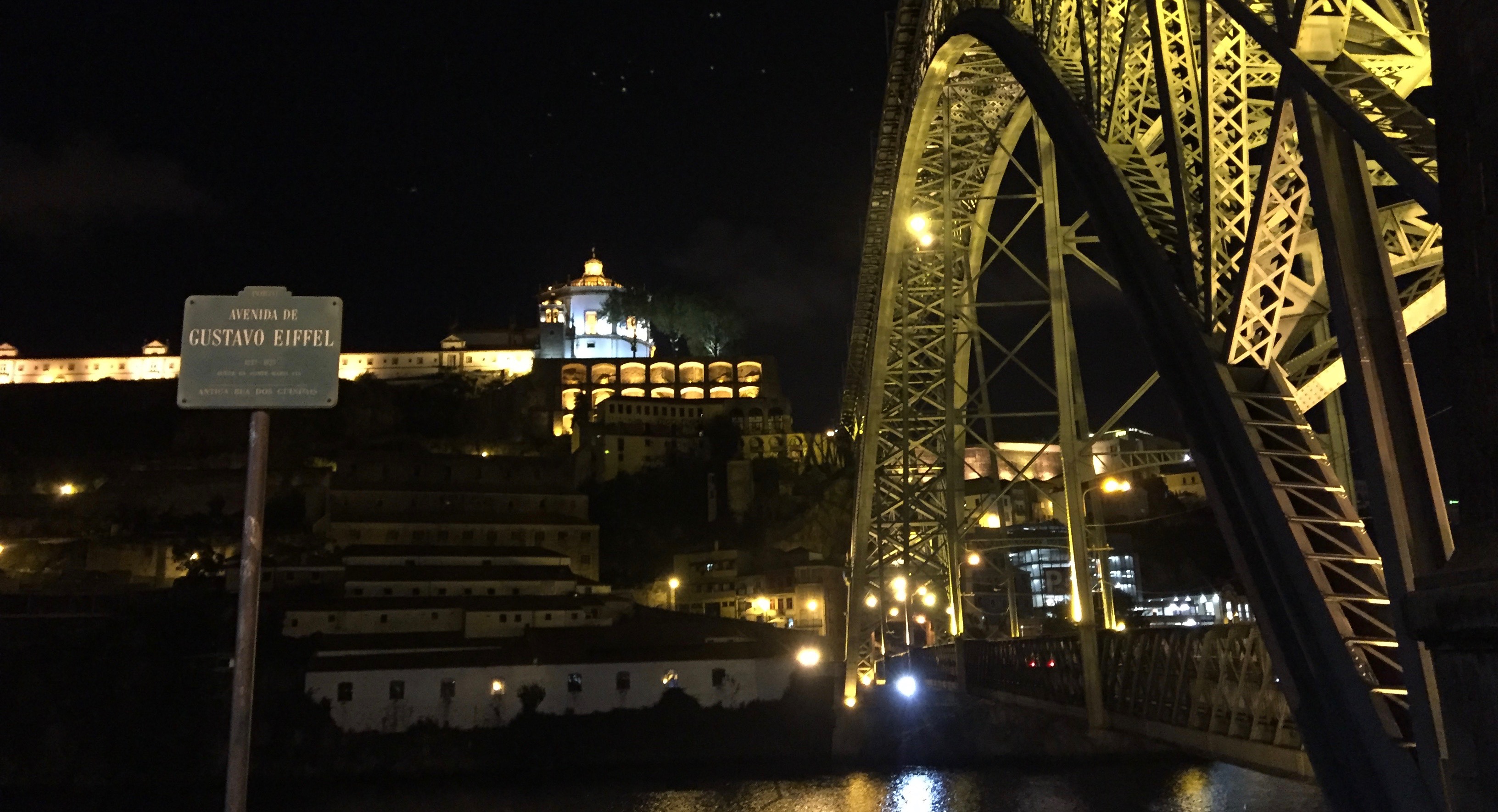 Porto, Brücke, Nacht