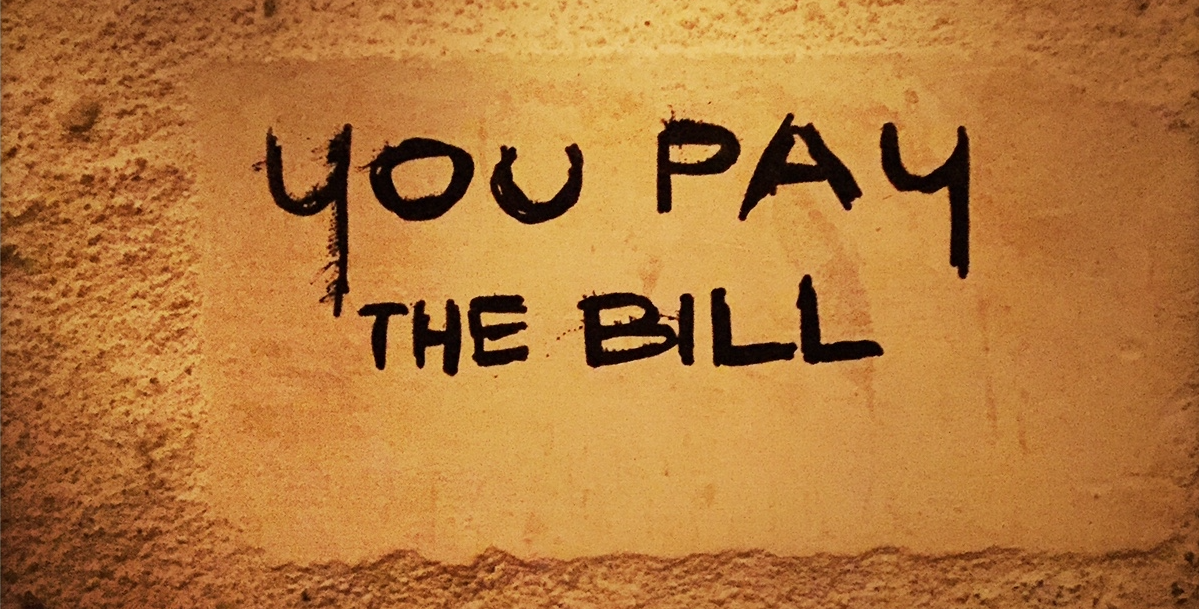 Backsteinmassage, you pay the bill